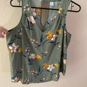 Never been worn! Fun floral tank top!